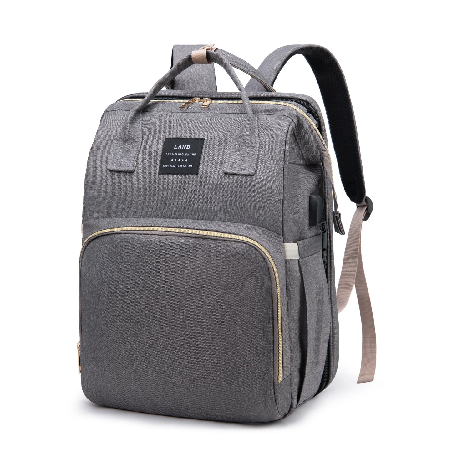 Mum (or Daddy) Nappy Bag – Large Capacity & Diaper Changing Station