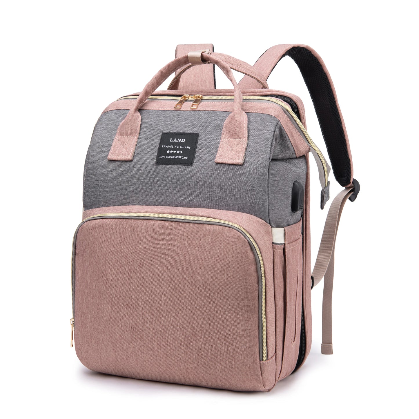 Mum (or Daddy) Nappy Bag – Large Capacity & Diaper Changing Station