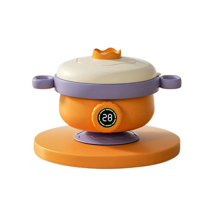 New Warm Bowl for Kids - BPA-free & Perfect for Slow Eaters