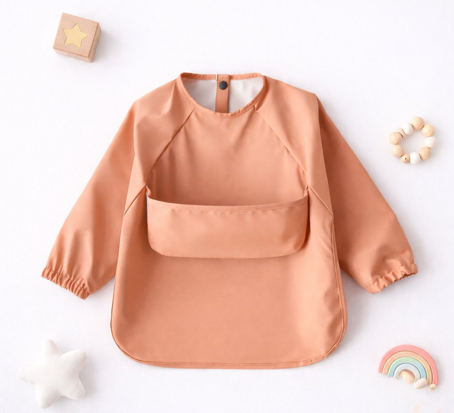 orange long sleeve waterproof bib