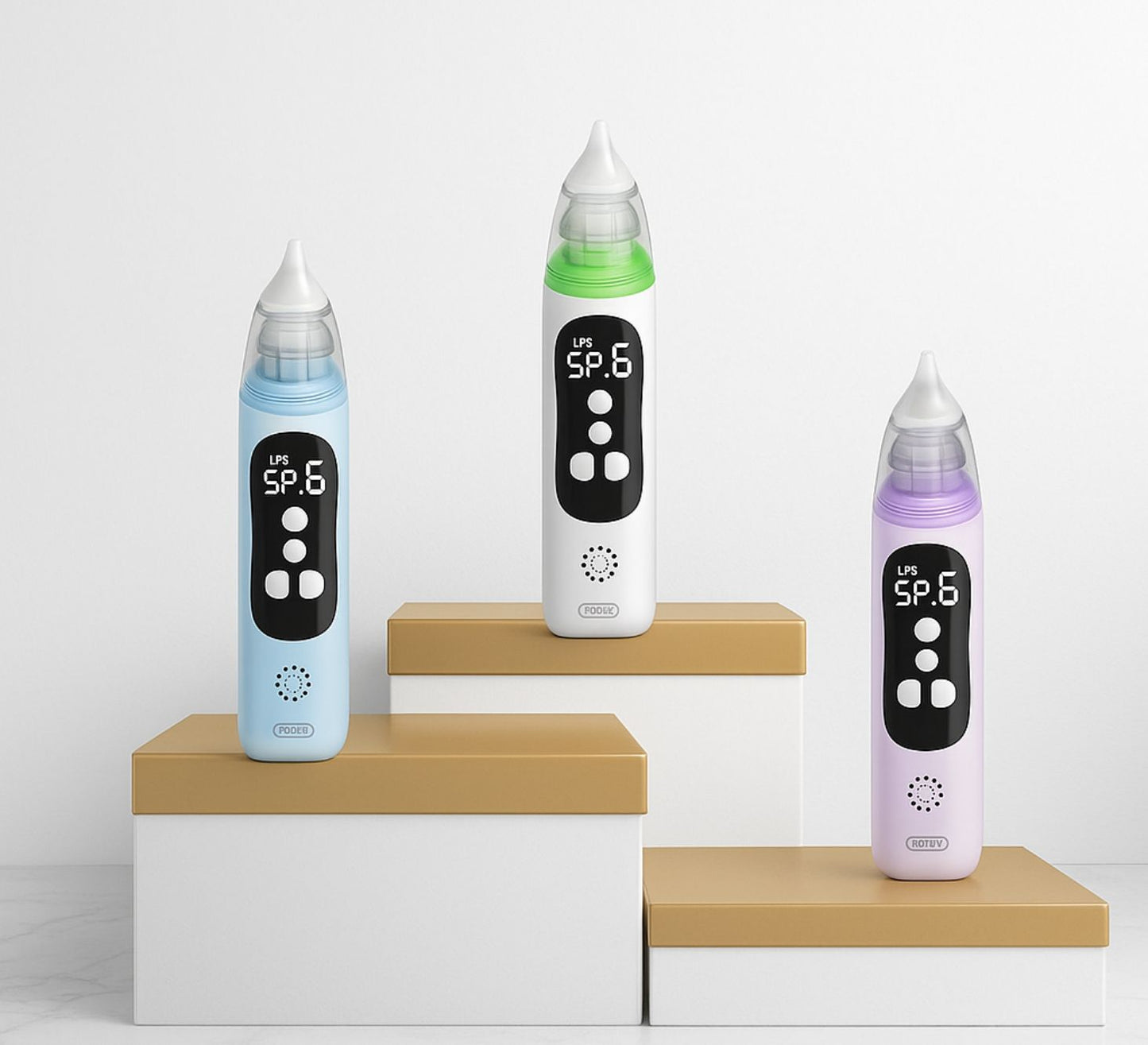 Electric Nasal Aspirator - Anti-backflow + Soothing sounds