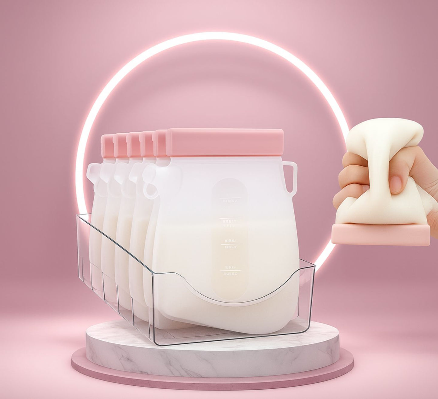 Reusable Breast Milk Storage Bag - Leak-Proof & Eco-Friendly