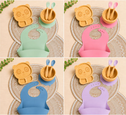 The Serena Bamboo Feeding Set - Eco-Friendly + Fun