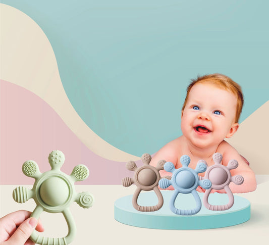 Silicone Baby Teether for Gum relief