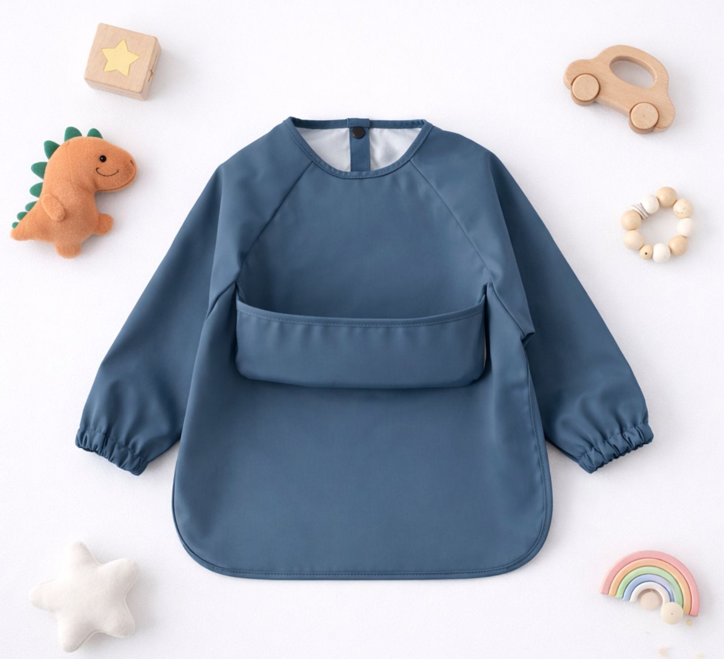 dark blue long sleeve waterproof bib